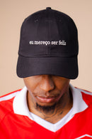 BONÉ DAD HAT - EU MEREÇO SER FELIZ